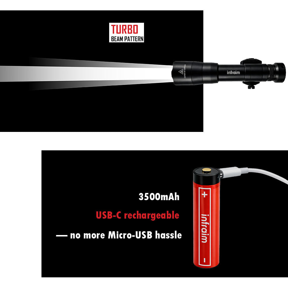 100,000 High Candela Weapon Light TB640